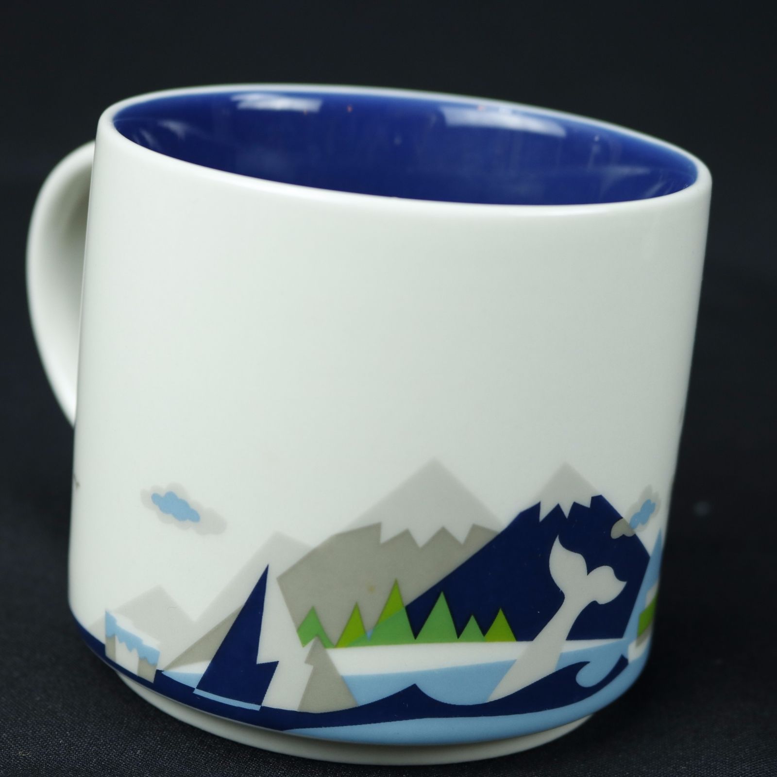 alternative coffee mug Alternative Turquoise Plaid Mug
