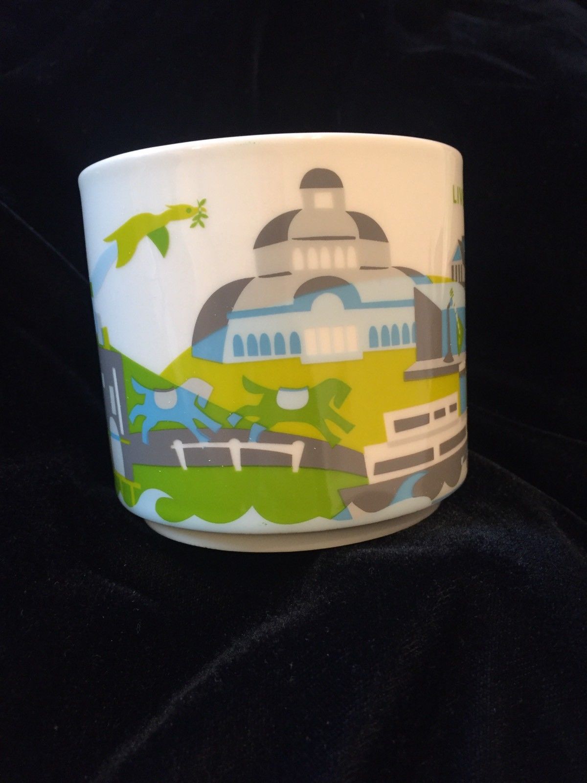 Starbucks Illinois Ceramic Mug You Are Here Collection 14 Oz